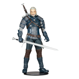 The Witcher Geralt of Rivia (Viper Armor: Teal Dye) 18 cm